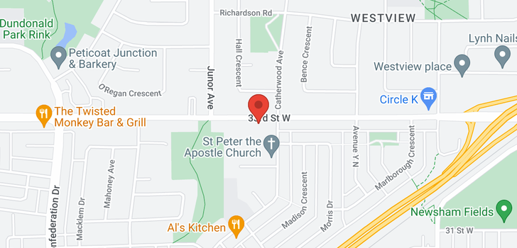 map of 2905 33rd ST W